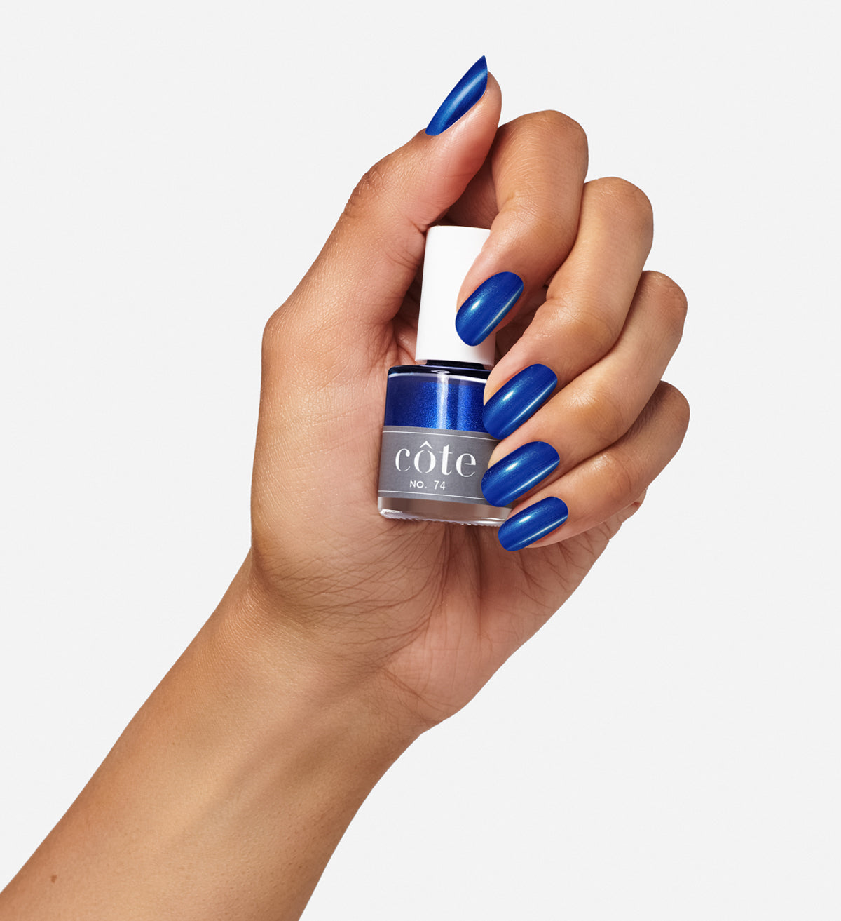 Neon | Electric-blue | Press on nails | Medium | Blue | Luminous –  Glamermaid Glam